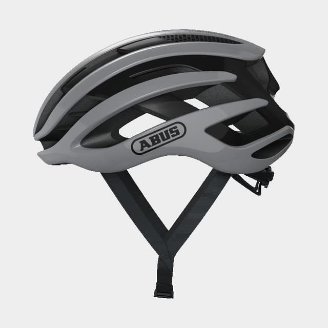 Abus AirBreaker Race Grey, Cykelhjälm Grå Large