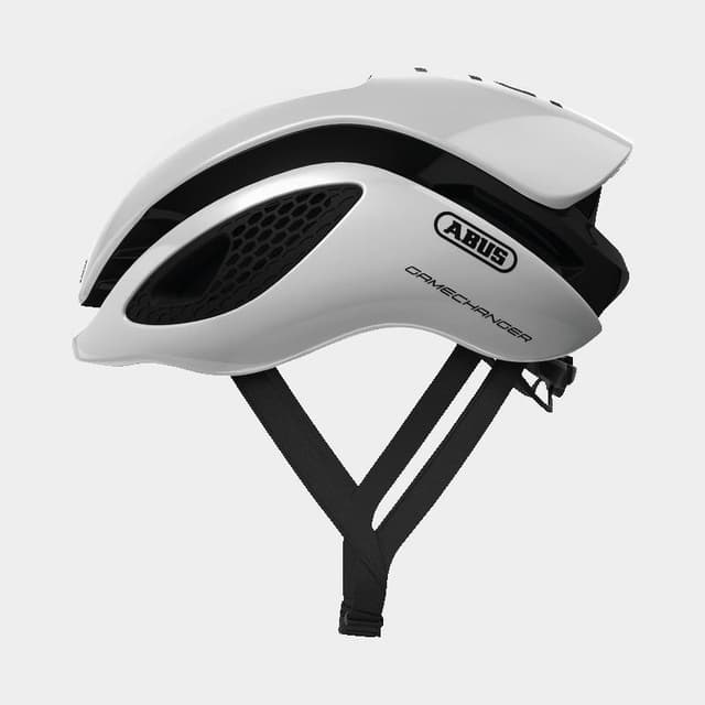 Abus GameChanger Polar White, Cykelhjälm Svart Large