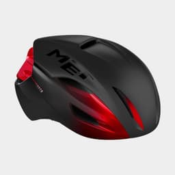 Met Manta MIPS Black Red/Matt Glossy, Cykelhjälm Svart S