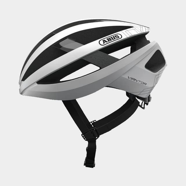 Abus Viantor Polar White, Cykelhjälm Svart Large