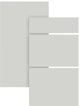 Epoq Trend Grey White kaapinovi keittiöön 50x22