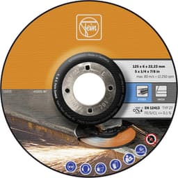 Skrubbskiva bockad 125 mm 22.23 mm Fein 63703005010 10