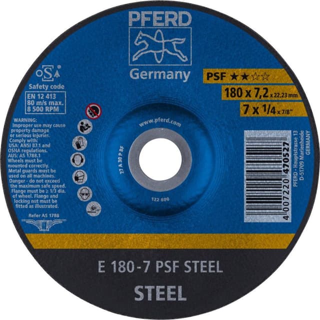 PFERD 62017634 Psf Steel Skrubbskiva bockad 180 mm