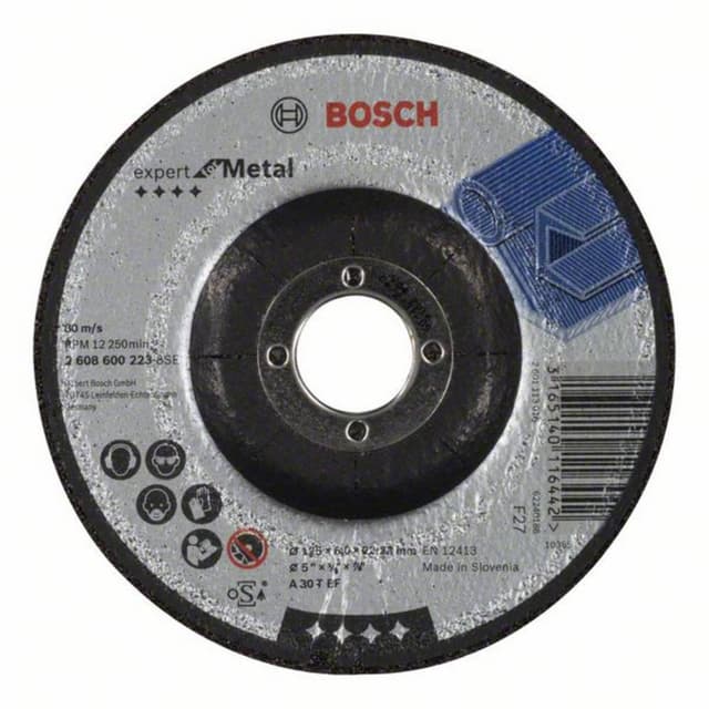 Skrubbskiva bockad 125 mm 22.23 mm Bosch Accessories