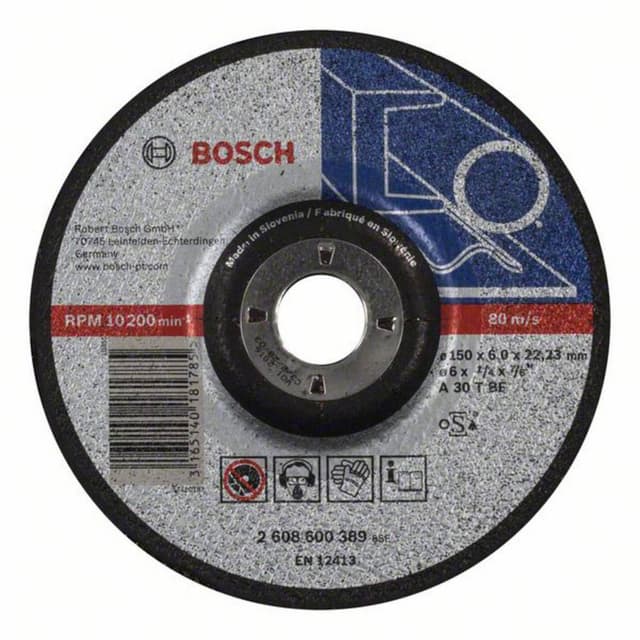 Skrubbskiva bockad 150 mm 22.23 mm Bosch Accessories