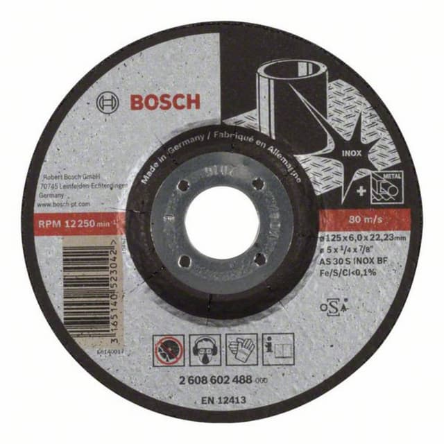 Skrubbskiva bockad 125 mm 22.23 mm Bosch Accessories