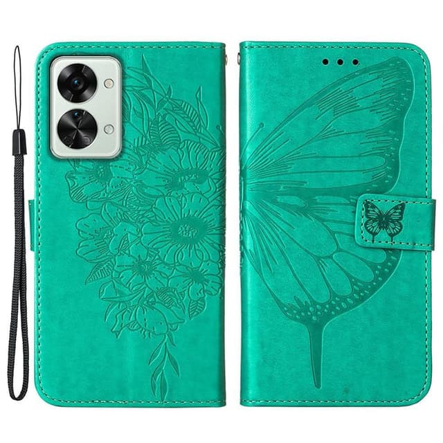 SKALO OnePlus Nord 2T 5G Mandala Plånboksfodral - Turkos