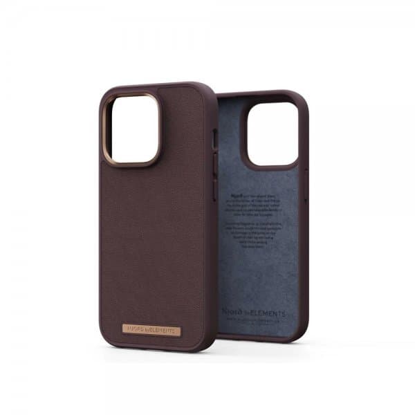 Njord by Elements iPhone 14 Pro Skal Genuine Leather Case