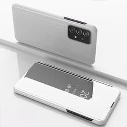 SKALO Samsung A33 5G Clear View Mirror Lompakko - Hopea