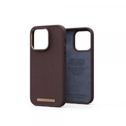 Njord by Elements iPhone 14 Pro Max Cover Genuine Leather Case Brun