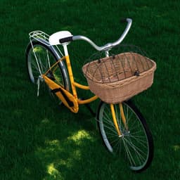 vidaXL Cykelkorg för hund med dyna 50x45x35 cmnaturlig pil