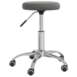 vidaXL Massagepallörkgrå sammet