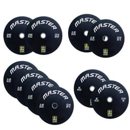 Master Fitness Bumper Set 120 kg SkiTeam