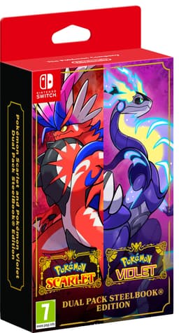 Pokémon Scarlet, Pokémon Violet Dual Pack - SteelBook Edition (Switch)