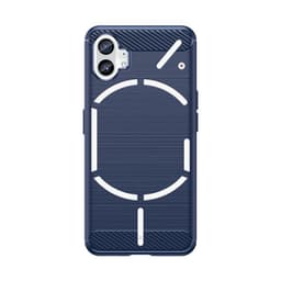 SKALO Nothing Phone (1) Armor Carbon Stöttåligt TPU-skal - Blå