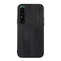 SKALO Sony Xperia 1 IV PU-nahka Hybridi Suojakuori - - Musta