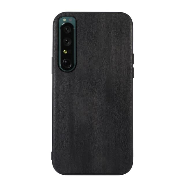 SKALO Sony Xperia 1 IV PU-nahka Hybridi Suojakuori - - Musta