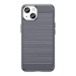 SKALO iPhone 14 Plus Armor Carbon Stødsikker TPU-cover - Grå