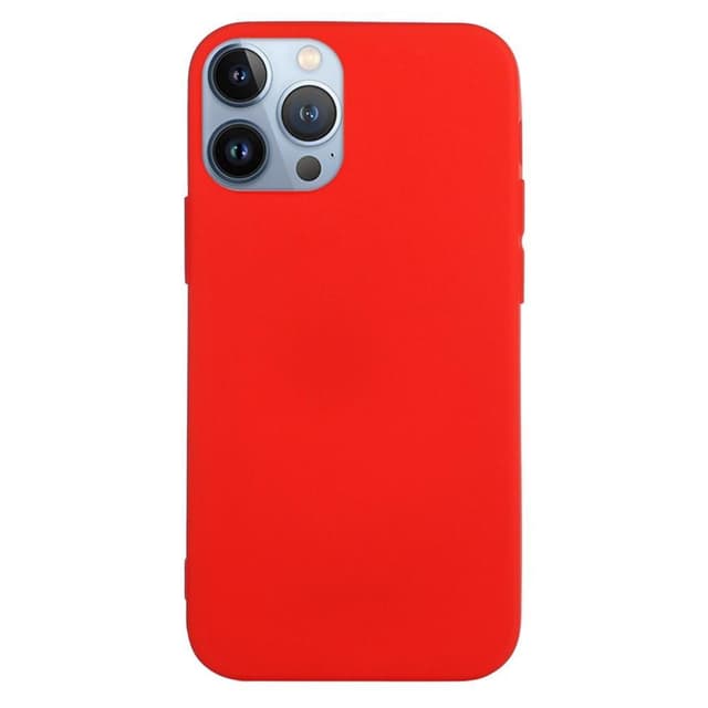 SKALO iPhone 14 Pro Max Ultraohut TPU-kuori - Punainen
