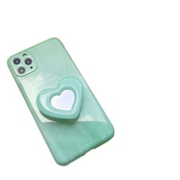 Mobilhållare med spegel Grön