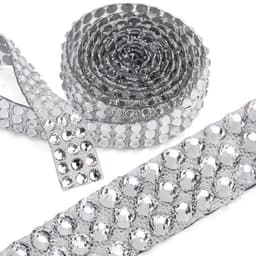 Bling Diamond Ribbon 1 rulla Valkoinen 91 cm