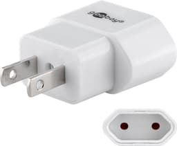 Goobay Nätadapter US/Japan, vit