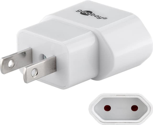 Goobay Nätadapter US/Japan, vit