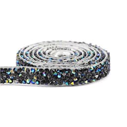 Bling Diamond Ribbon 1 rulla Musta 1 cm/91 cm