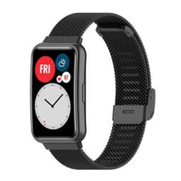 Klockarmband för Huawei Watch Fit TIA-B09/TIA-B19 Rostfritt stål Svart