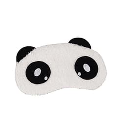 Mjuk sovmask i söt pandadesign Vit