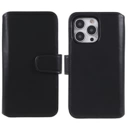 Nordic Covers iPhone 14 Pro Fodral Essential Leather Raven Black