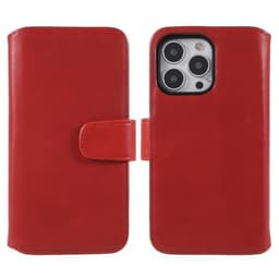Nordic Covers iPhone 14 Pro Fodral Essential Leather Poppy Red