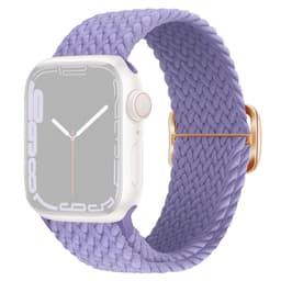 SKALO Flätat tygarmband Apple Watch 38/40/41mm - Lila