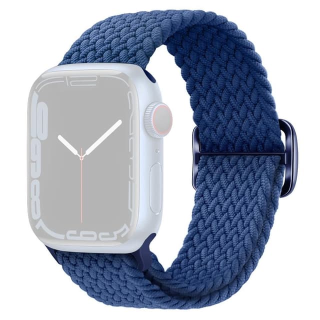 SKALO Punottu -ranneke Apple Watch 42/44/45/49mm - Sininen