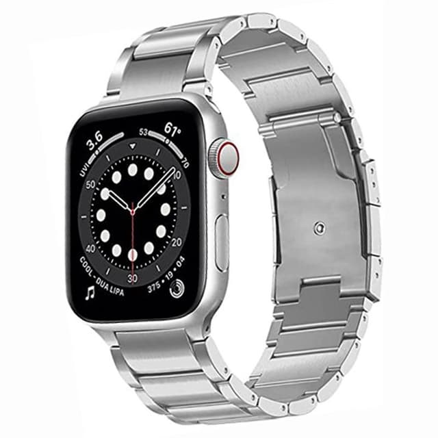 Armband BEAD Titan Apple Watch 7 (41mm) - Silver