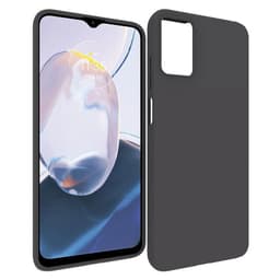 Silikone cover Motorola Moto E22i  - Sort