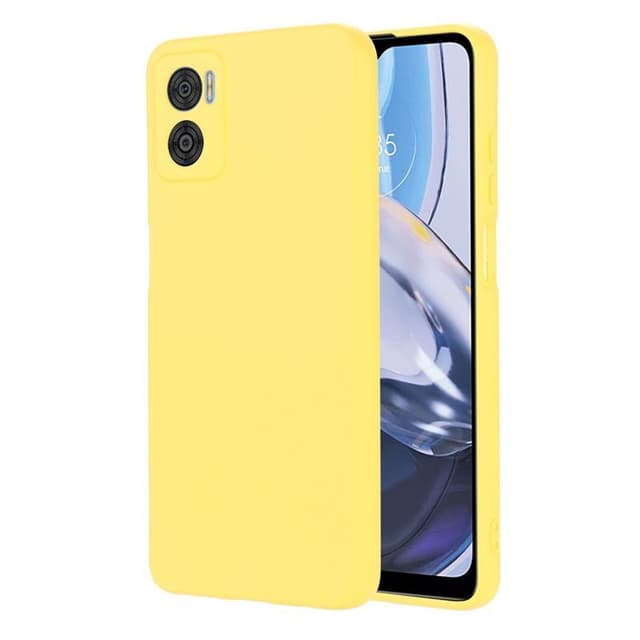 Liquid silikon skal Motorola Moto E22i - Gul
