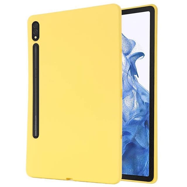 Liquid suojakuori Samsung Galaxy Tab S8 Ultra 14.6 - Keltainen