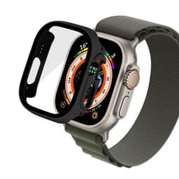 Kansi lasikuorella Apple Watch Ultra (49mm) - Musta