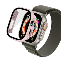 Skal med glasskydd Apple Watch Ultra (49mm) - Rosa