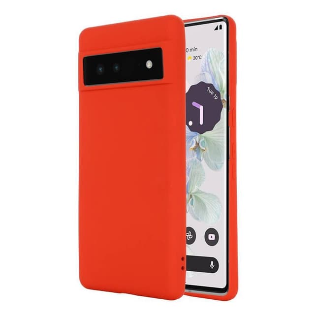 Liquid silikon skal Google Pixel 7 - China Red