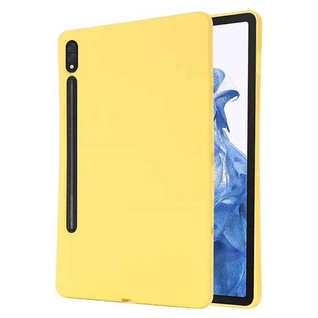 Liquid silikone cover Samsung Galaxy Tab S7 11.0 (2020) - Gul