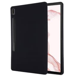 Liquid silikon skal Samsung Galaxy Tab S7 Plus (2020) - Svart