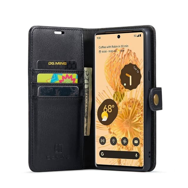 Mobil lommebok DG-Ming 2i1 Google Pixel 7 Pro - Svart