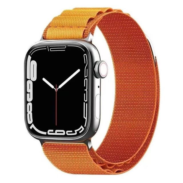Artic Elastisk nylon armbånd Apple Watch 7 (41mm) - Oransje