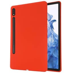 Liquid silikone cover Samsung Galaxy Tab S8 Ultra 14.6 - China Red
