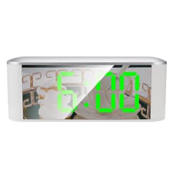 LED digital vekkerklokke Grønn