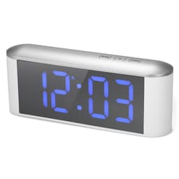 LED digital vekkerklokke Blå
