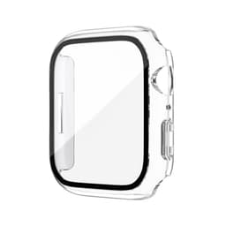 Vandtæt kuffert bygget i hærdet glas Gennemsigtig Apple Watch 7 45 mm / 8 45 mm