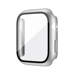 Vanntett etui bygget i herdet glass Sølv 41 mm Apple Watch 7
